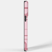 Roze Retro 60's Abstracte patroonnaam van 70's Case-Mate iPhone Case (Achterkant / Rechts)