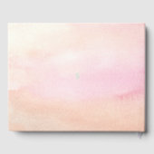 Roze retro bruidsshower gastenboek (Achterkant)