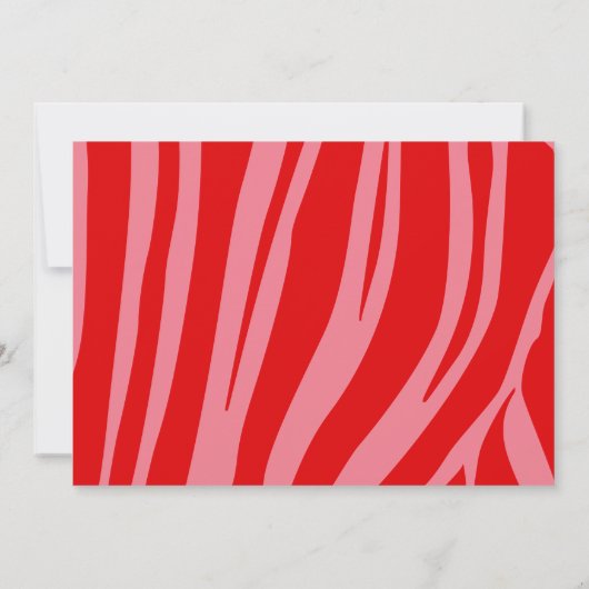 Roze Retro script Virtuele douche Kaart (Achterkant)