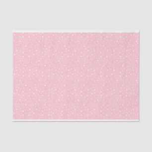 Roze retro sneeuwvlokken en sterren tissuepapier