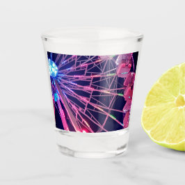 Roze reuzenrad shot glas