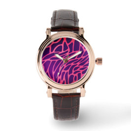 Roze Rhinestone Emaille Horloge
