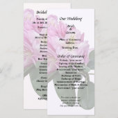 Roze Rhododendrons Programma (Voorkant / Achterkant)