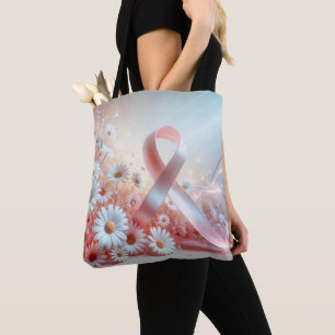 Roze ribbon Breast Cancer Overleving Draagtas