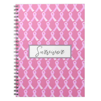 Roze Ribbon Breast Cancer Survivor Notitieboek