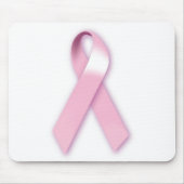 Roze Ribbon Mousepad Muismat (Voorkant)