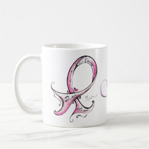 Roze Ribbon Survivor Koffiemok