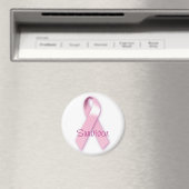 Roze ribbon Survivor Magnet Magneet (Insitu (Vaatwasser))