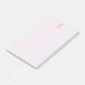 Roze Ribbon Survivor Post-it® Notes (Schuin)