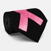 Roze Ribbon Survivor Stropdas (Opgerold)