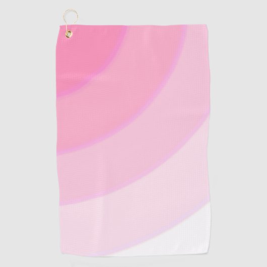 Roze riemen golfhanddoek (Voorkant)