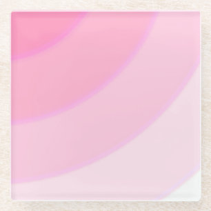 Roze riemen Onderzetter van glas