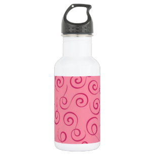 Roze riemen waterfles