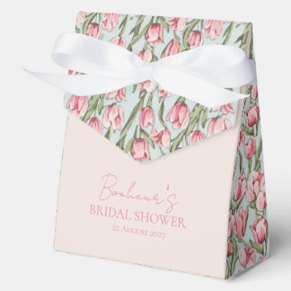 Roze rij sereniteit bedankdoosjes