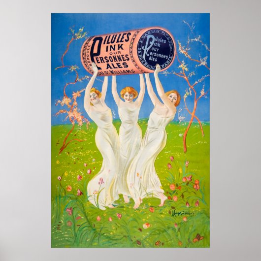 Roze rillingen voor Bleke mensen Poster (Voorkant)