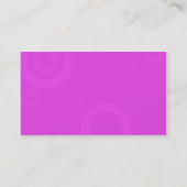 roze ringen visitekaartje (Achterkant)