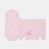 Roze Rocking Horse Baby shower Party gunst box Bedankdoosjes (Uitgevouwen)