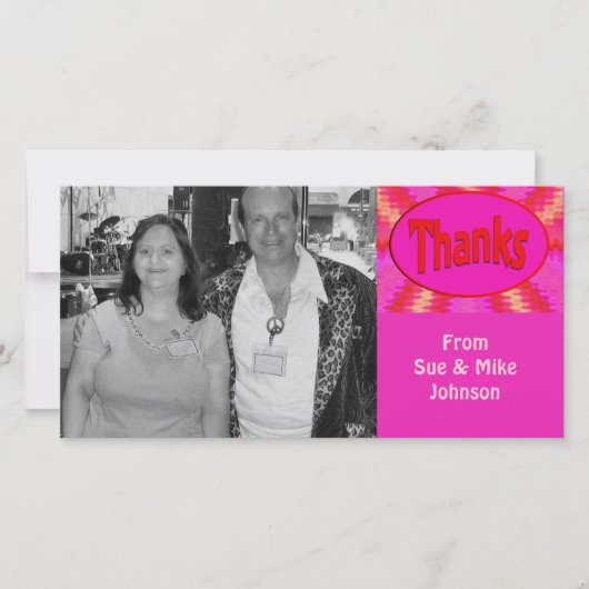 roze rode bedankt (Voorkant)