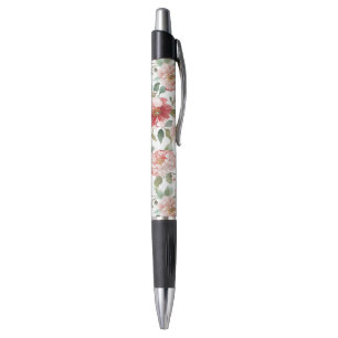 Roze Rode Bloemen Pen