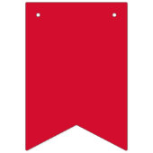 Roze Rode Chic Happy Birthday Vlaggetjes (Eerste vlag)