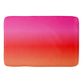 Roze, rode en Oranje gradiënt Badmat (Voorkant)
