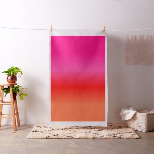 Roze, rode en Oranje gradiënt Stof (Voorbeeld)