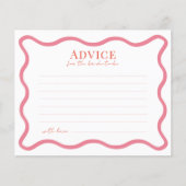 Roze & Rode golvende Lijst Vrijgezellenfeest advie (Voorkant)