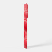 Roze & Rode Harten Bubbel Patroon iPhone Hoesje (Rechterkant)