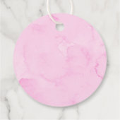 Roze rode harten lieverd verjaardag bedankjes labels (Achterkant)