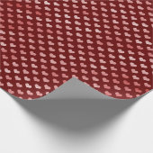 Roze rode harten Ombre Cadeaupapier (Hoek)