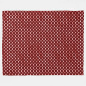 Roze rode harten ombre fleece deken (Voorkant (Horizontaal))