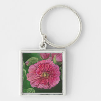 Roze Rode Hollyhock en Broers en Zusters_0075 & 00 Sleutelhanger