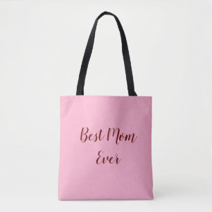 Roze rode Moederdag beste Moeder ooit cadeau voeg Draagtas
