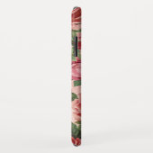  Roze Rode Roos Bloem Gepersonaliseerde Naam Case-Mate iPhone Case (Achterkant/rechts)