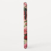  Roze Rode Roos Bloem Gepersonaliseerde Naam Case-Mate iPhone Case (Achterkant/links)