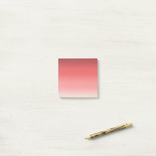 Roze rode roze verloopnotities na de introductie post-it® notes (Op bureau)
