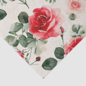  roze rode rozen Moederdag Tissuepapier (Detail)