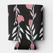 Roze rode sinaasappelwijn blikjeskoeler (Achterkant)