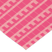 Roze-rode tabeluitvoerder korte tafelloper (Hoek)