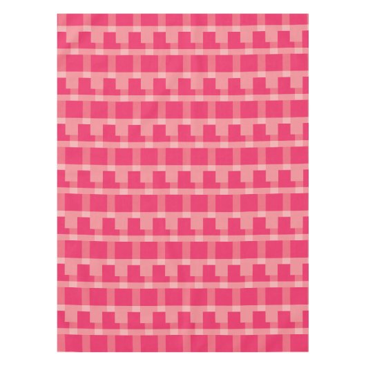 Roze rode tablet tafelkleed (Voorkant)
