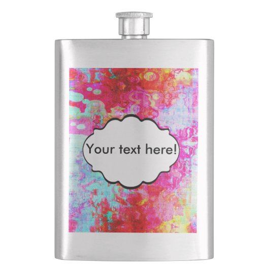 Roze rode textuur flacon (Voorkant)