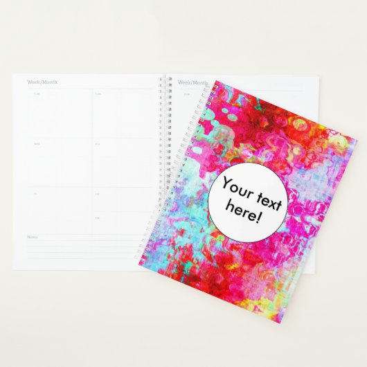 Roze rode textuur planner (Display)