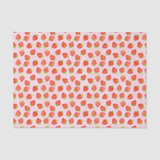 roze rode vruchten tissuepapier (Voorkant)