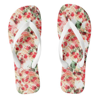 Roze Rode Vuil Spikkel Grunge Teenslippers