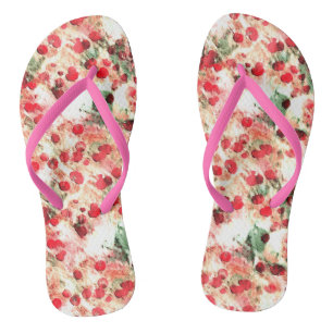 Roze Rode Vuil Spikkel Grunge Teenslippers