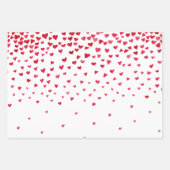 Roze rode Waterverf Inpakpapier Vel (Voorkant 2)