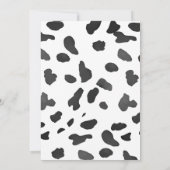 Roze Rodeo Retro Cowgirl Verjaardag Dansfeest Kaart (Achterkant)