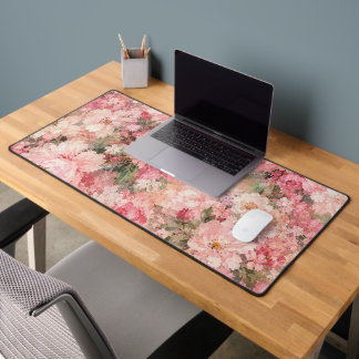 Roze Romantische Bloei pioen Home Décor Bureaumat