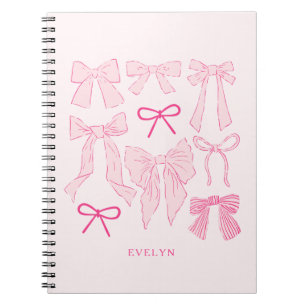 Roze Romantische Bogen Notitieboek