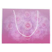 ROZE Romantische Waterverf rozen gepersonaliseerde Groot Cadeauzakje (Achterkant)